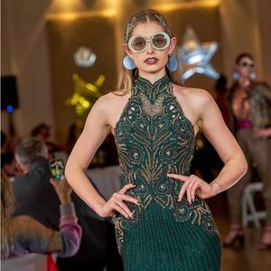 1960's Vintage Sunglasses novelty checkered sunglasses earrings disc chains